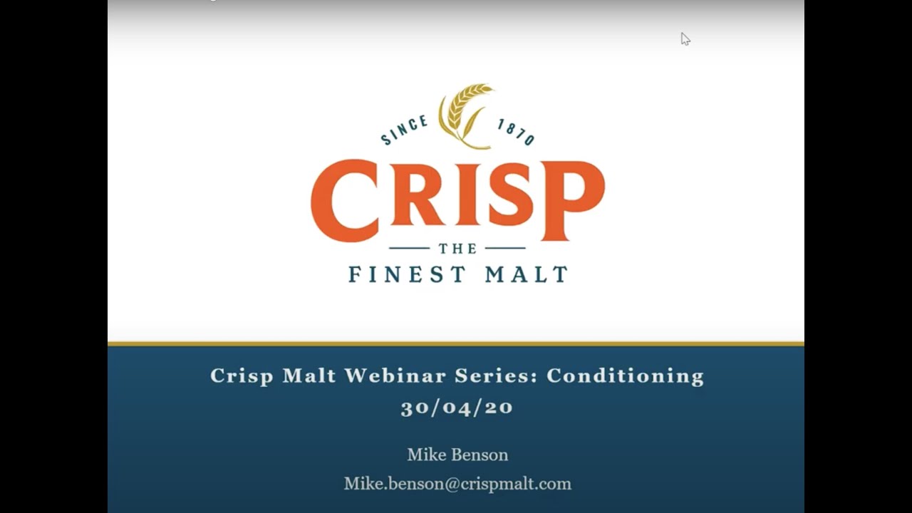 crisp malt webinar 6 conditioning video thumb